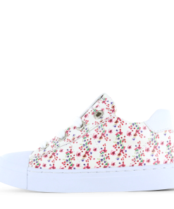 Shoesme witte sneaker met bloemenprint Meisjes | Leer/Microleer | Maat 31