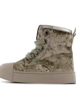 Shoesme gouden bikerboot met stipjes Meisjes | Microfiber leer/Microfiber velvet | Maat 31