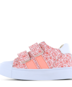 Shoesme sneaker met roze bloemenprint Meisjes | Microfiber leer | Maat 31