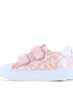 Shoesme metallic roze sneaker Meisjes | Metallic/Microfiber leer | Maat 31