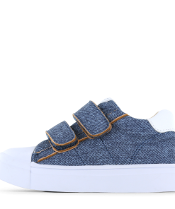 Shoesme sneaker met spijkerstof Jongens | Microfiber leer | Maat 31