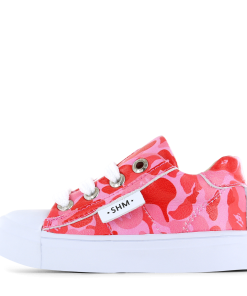 Shoesme roze sneaker met ritssluiting Meisjes | Microfiber leer | Maat 30