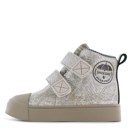 Shoesme gouden Water-Proof bootie Meisjes | Microfiber leer | Maat 35