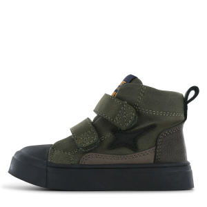 Shoesme donkergroene bootie Jongens | Microfiber nubuck | Maat 35