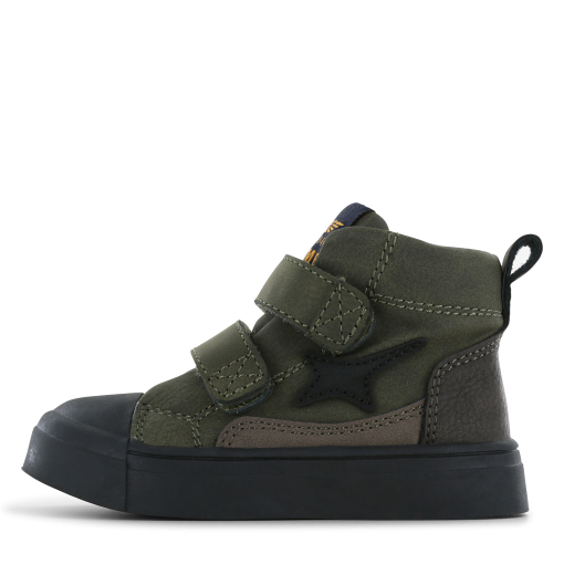 Shoesme donkergroene bootie Jongens | Microfiber nubuck | Maat 22
