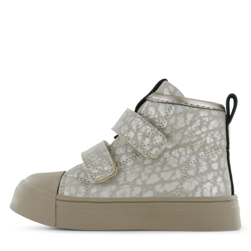 Shoesme champagne klittenbandboot Meisjes | Microfiber leer | Maat 28
