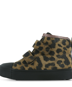 Shoesme klittenbandboot met panterprint Meisjes | Su&egrave;de | Maat 26