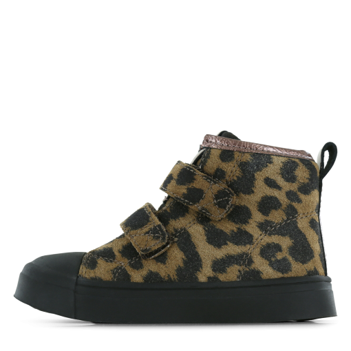 Shoesme klittenbandboot met panterprint Meisjes | Su&egrave;de | Maat 26