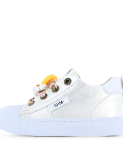 Shoesme parelmoer sneaker Meisjes | Microfiber leer | Maat 24