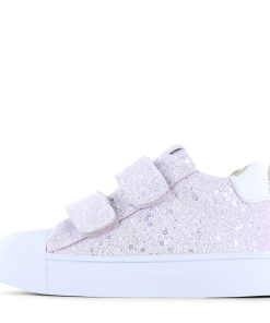 Shoesme lila sneaker met glitters Meisjes | Microfiber leer/Pailletten | Maat 32