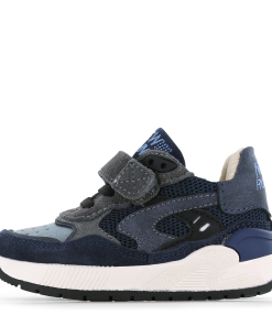 Shoesme donkerblauwe sneaker Jongens | Mesh/Microfiber nubuck/Su&egrave;de | Maat 28
