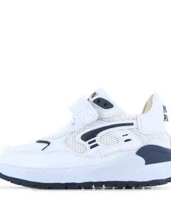 Shoesme wit-donkerblauwe sneaker Jongens | Leer/Microleer | Maat 31