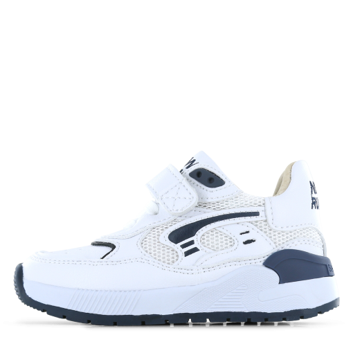 Shoesme wit-donkerblauwe sneaker Jongens | Leer/Microleer | Maat 22
