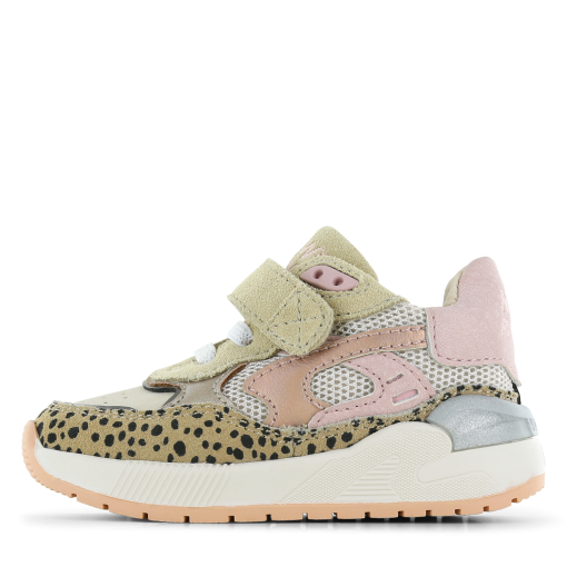 Shoesme sneaker met luipaardprint Meisjes | Leer/Microleer | Maat 28
