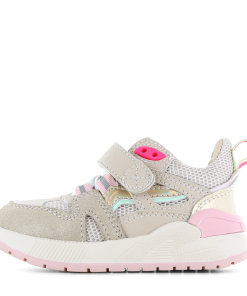 Shoesme beige sneaker Meisjes | Leer/Microfiber leer | Maat 31