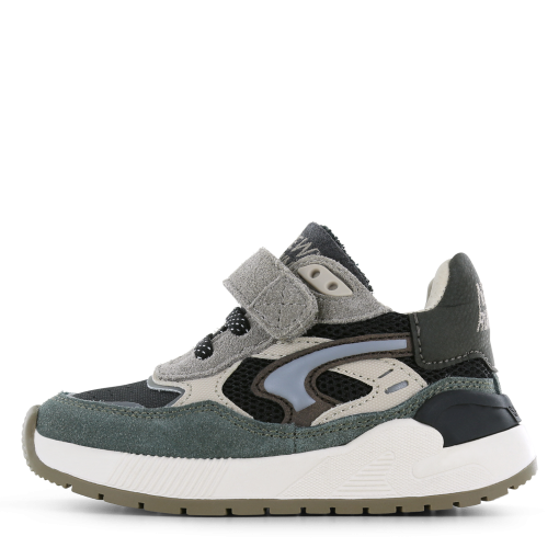 Shoesme taupe sneaker Jongens | Mesh/Microfiber nubuck/Su&egrave;de | Maat 34