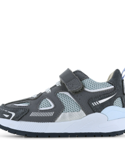 Shoesme grijze sneaker Jongens | Mesh/Microfiber leer/Su&egrave;de | Maat 23