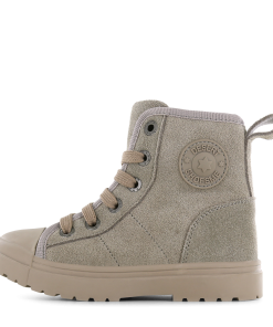 Shoesme taupe veterboot met warme voering Uni | Su&egrave;de | Maat 31