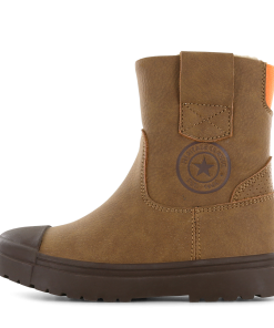 Shoesme cognac warmgevoerde boot Jongens | Microleer | Maat 23