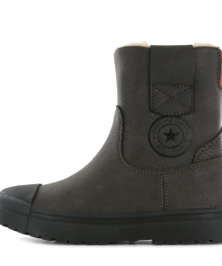 Shoesme donkerbruine warmgevoerde boot Jongens | Microleer | Maat 23