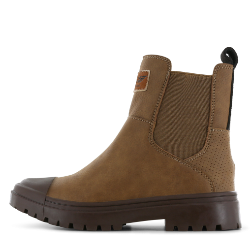 Shoesme cognac chelseaboot Uni | Microfiber nubuck | Maat 28