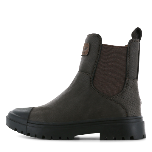 Shoesme donkerbruine chelseaboot Jongens | Microfiber nubuck | Maat 29