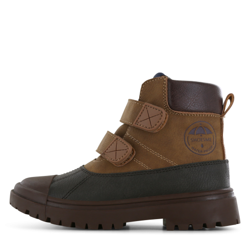 Shoesme cognac Water-Proof boot Jongens | Microfiber nubuck | Maat 35