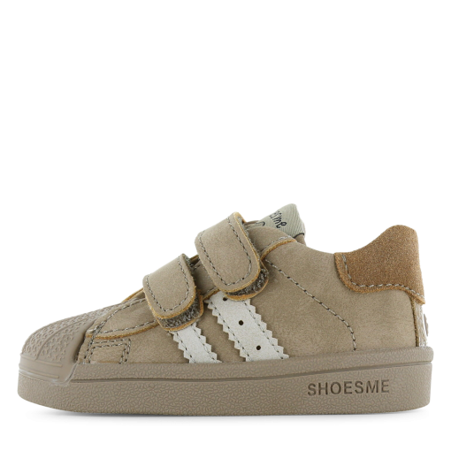 Shoesme beige sneakertje met stootneus Uni | Microleer | Maat 24