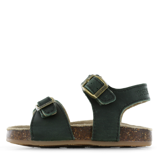 Shoesme donkergroene sandaal Jongens | Leer | Maat 22